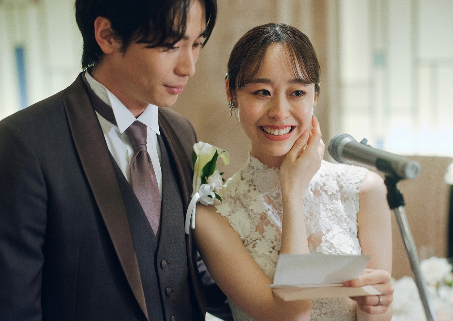 新婦から家族へ向けた手紙